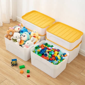  MUENHUI Hot Sale High Quality Household Plastic Storage Bin With Lid	