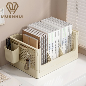 MUENHUI Wholesale Folding Design Plastic Storage Bin For Office