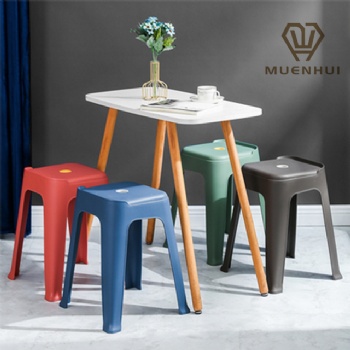 MUENHUI Wholesale High Quality Household Large Plastic Stool Chair For Kitchen