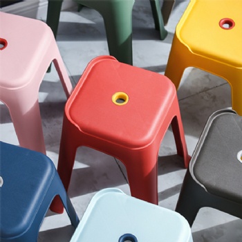  MUENHUI Wholesale High Quality Household Large Plastic Stool Chair For Kitchen	