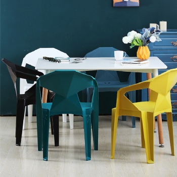  MUENHUI Big Size High Quality Plastic Chair For Living Room	