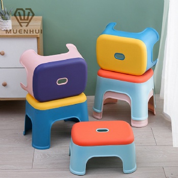 MUENHUI Wholesale High Quality Household Plastic Stool For Kids