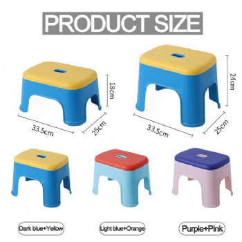  MUENHUI Wholesale High Quality Household Plastic Stool For Kids	