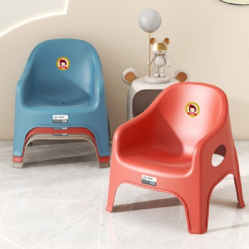  MUENHUI New Design High Quality Plastic Children Backrest Chair	