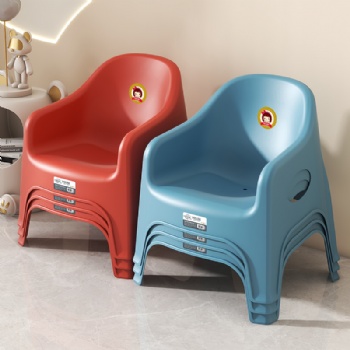  MUENHUI New Design High Quality Plastic Children Backrest Chair	