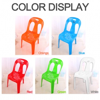  MUENHUI Hot Sale High Quality Plastic Backrest Chair	