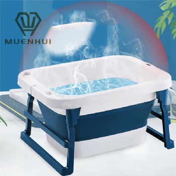  MUENHUI High Quality Big Capacity Folding Kids Bath Tub	