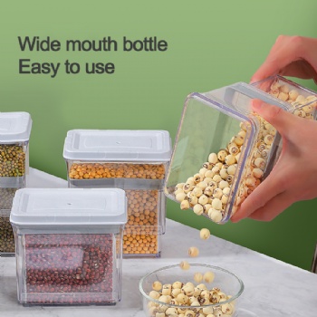  MUENHUI High Quality Vacuum Storage Jar Plastic Dry Food Container	