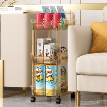  MUENHUI New Design Household Multifunctional Plastic Rolling Storage Cart	