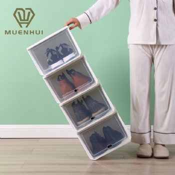  MUENHUI Wholesale High Quality Household Plastic Shoes Box	