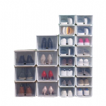  MUENHUI Wholesale High Quality Household Plastic Shoes Box	