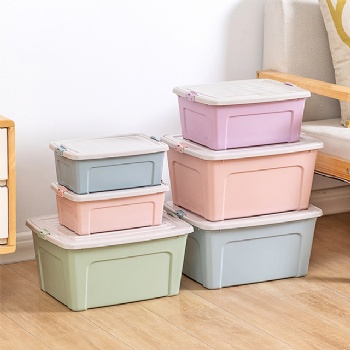  MUENHUI Hot Sale High Quality Household Plastic Storage Bin	