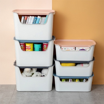  MUENHUI Big Capacity Plastic Storage Bins	