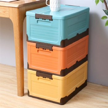  MUENHUI High Quality Household Folding Plastic Storage Bin	