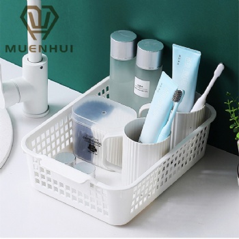  MUENHUI Hot Sale Multifunctional Household Plastic Storage Basket	