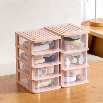  MUENHUI Hot Sale High Quality Plastic Desktop Mini Drawer Storage Box	