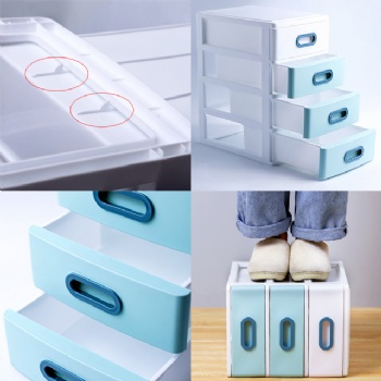  MUENHUI Wholesale Multifunctional Plastic Desktop Drawer Storage Box	