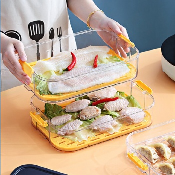  MUENHUI Wholesale High Quality Plastic Egg & Dumpling Storage Box	