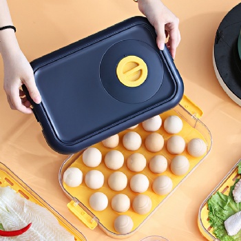  MUENHUI Wholesale High Quality Plastic Egg & Dumpling Storage Box	