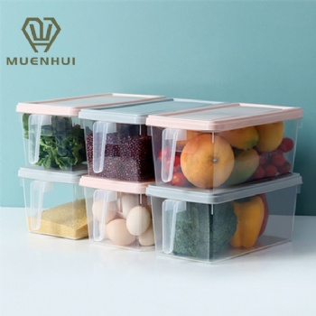 MUENHUI Wholesale High Quality Transparent Plastic Fridge Storage Box