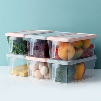  MUENHUI Wholesale High Quality Transparent Plastic Fridge Storage Box	