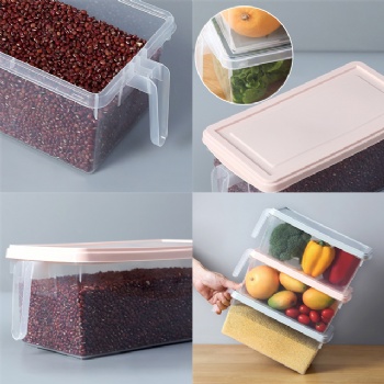  MUENHUI Wholesale High Quality Transparent Plastic Fridge Storage Box	