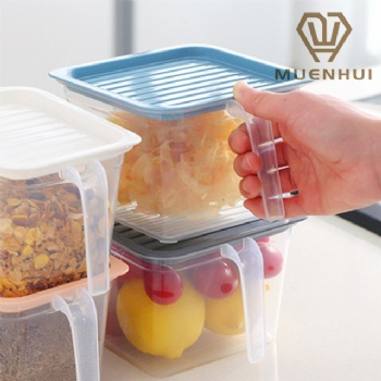  MUENHUI Wholesale High Quality Transparent Plastic Fridge Storage Box	