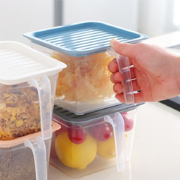  MUENHUI Wholesale High Quality Transparent Plastic Fridge Storage Box	