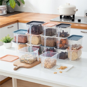  MUENHUI Wholesale High Quality Transparent Plastic Fridge Storage Box	