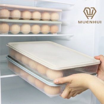  MUENHUI Wholesale High Quality Plastic Egg Box Refrigerator Fresh Storage Box	