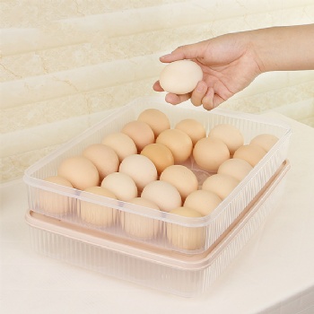  MUENHUI Wholesale High Quality Plastic Egg Box Refrigerator Fresh Storage Box	