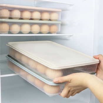  MUENHUI Wholesale High Quality Plastic Egg Box Refrigerator Fresh Storage Box	