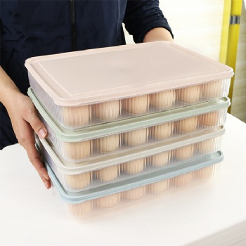  MUENHUI Wholesale High Quality Plastic Egg Box Refrigerator Fresh Storage Box	