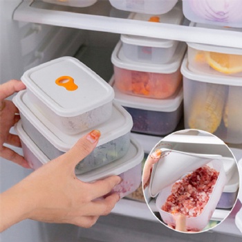  MUENHUI Hot Sale Plastic Refrigerator Storage Box Food Container	