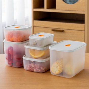  MUENHUI Hot Sale Plastic Refrigerator Storage Box Food Container	