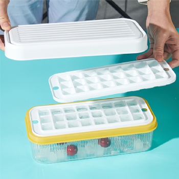  MUENHUI Hot Sale Full Set Ice Cube Maker Ice Storage Box With Lid	