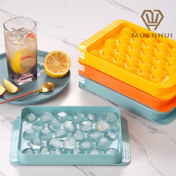  MUENHUI High Quality Ice Cube Freeze Box Plastic Household Ice Mold	