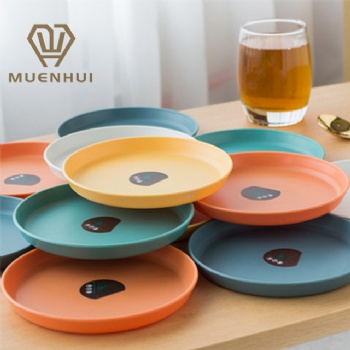  MUENHUI High Quality Multifunctional Plastic Food Serving Dishes Plate	