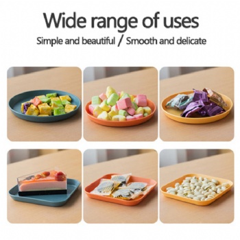  MUENHUI High Quality Multifunctional Plastic Food Serving Dishes Plate	