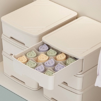  MUENHUI Hot Sale High Quality Plastic Underwear Storage Drawer	