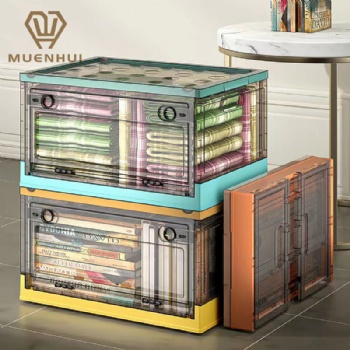  MUENHUI Wholesale High Quality Folding Design Plastic Storage Box	