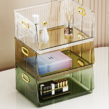  MUENHUI Wholesale High Quality Transparent Desktop Plastic Storage Box	