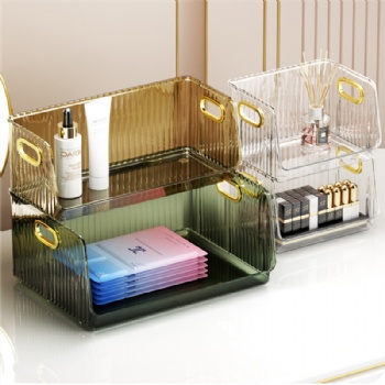  MUENHUI Wholesale High Quality Transparent Desktop Plastic Storage Box	