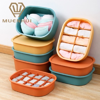  MUENHUI Wholesale High Quality Socks Storage Box Stackable	