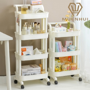 MUENHUI Good Quality Kitchen Plastic Shelf Organizer Rack