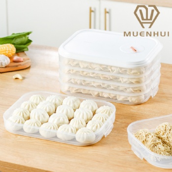  MUENHUI Wholesale Fridge Organizer Dumpling Storage Box	