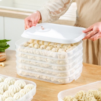  MUENHUI Wholesale Fridge Organizer Dumpling Storage Box	