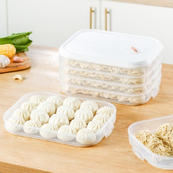  MUENHUI Wholesale Fridge Organizer Dumpling Storage Box	