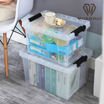  MUENHUI Wholesale High Quality Plastic Transparent Storage Bin	