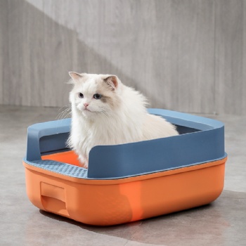  MUENHUI High Quality Large Capacity Plastic Cat Litter Box	